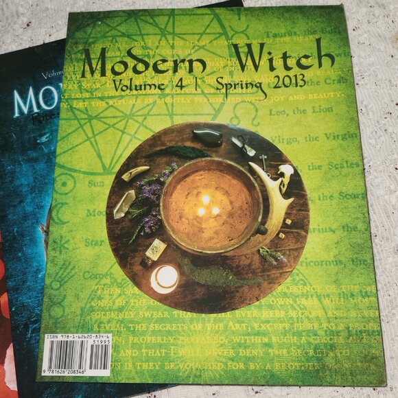 Lot 3 Modern Witch Magazines Midsummer 2012; Spring 2013; First Issue 2012 - Picture 2 of 4